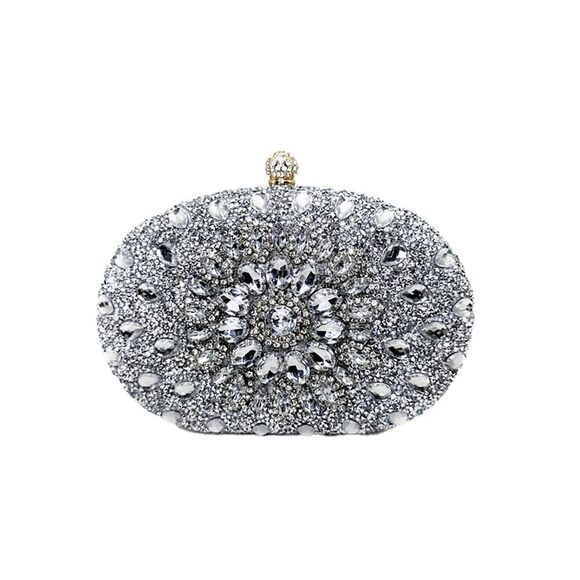 Luxury Rhinestone Sparkly Evening Clutch for 2025 Weddings - Picture 1 of 5